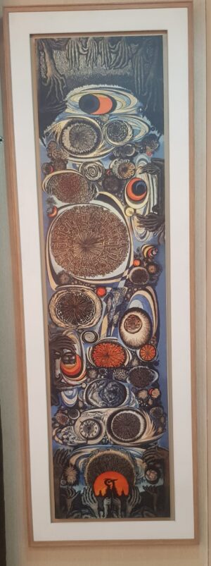 Sadequain Vertical(Framed Print)