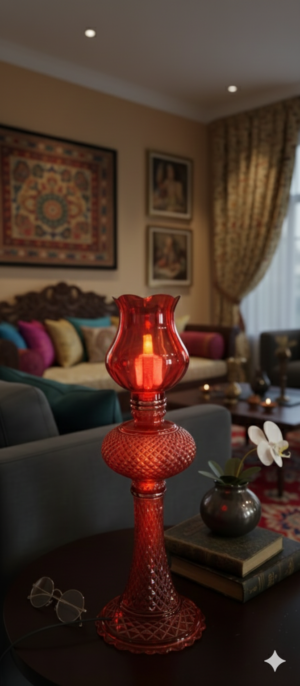 Small Chemney red lamp