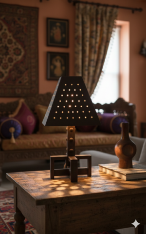 Wooden Table Lamp