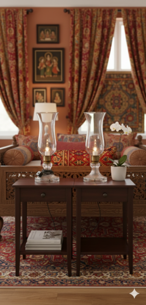 Clear Small Table Lamp