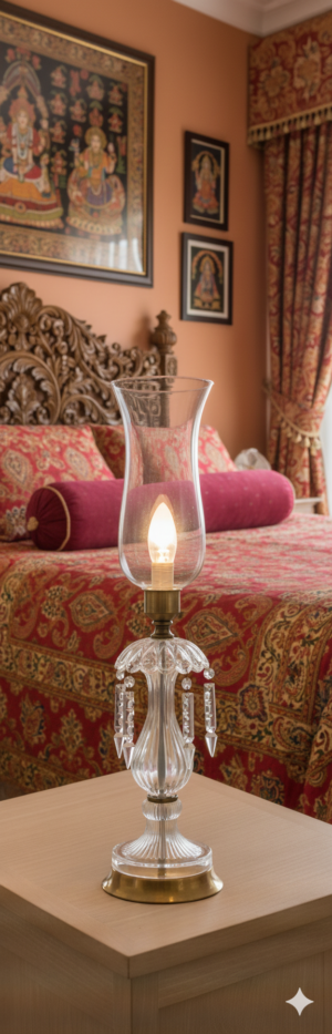 Clear table lamp