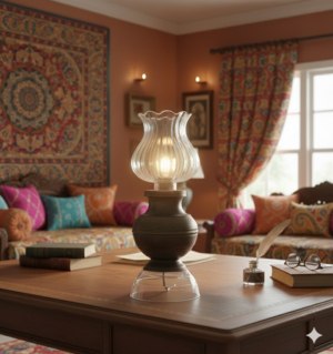 Antique Copper Lamp