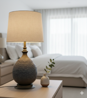 Brown Terracotta Texture Lamp