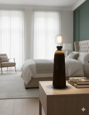 Brown  Terracotta based Lamp