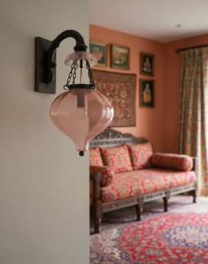 Pink Wall Light (Mughals Style)