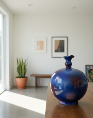 Ceramic Vase(Blue)