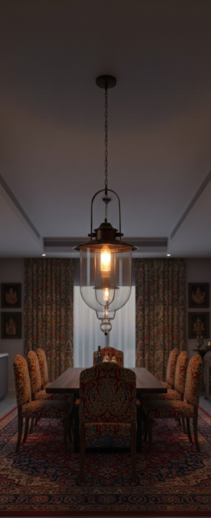 Lightened Cleared Hanging Light