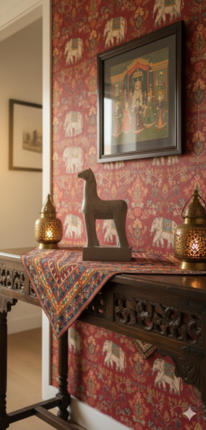 Wooden Horse Sculpture