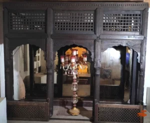 Antique wooden jharoka over 100 years old Bahawalpur Nawab heritage carved wall decor