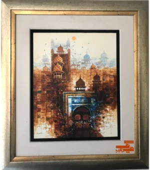 Islamic Cityscape Painting by Tayyab Raza