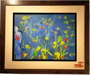 Colorful Fish Painting By Shahid Sindhu