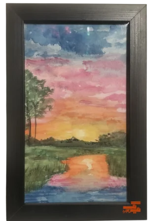 Modern Landscape Painting By Emaan Najeeb