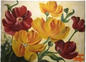Blooming Flowers Painting