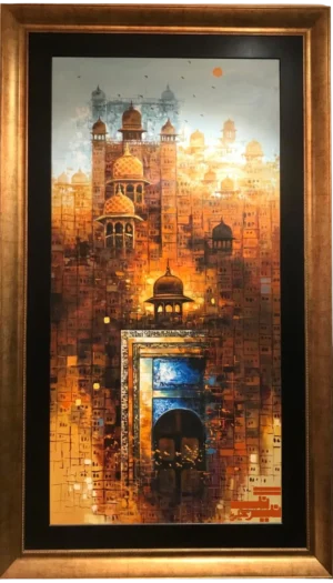 Islamic Cityscape Painting