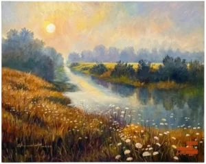Landscape Painting By Shahid Ali