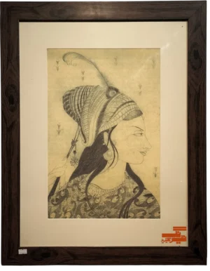 art print of A.R. Chughtai’s Anarkali portrait