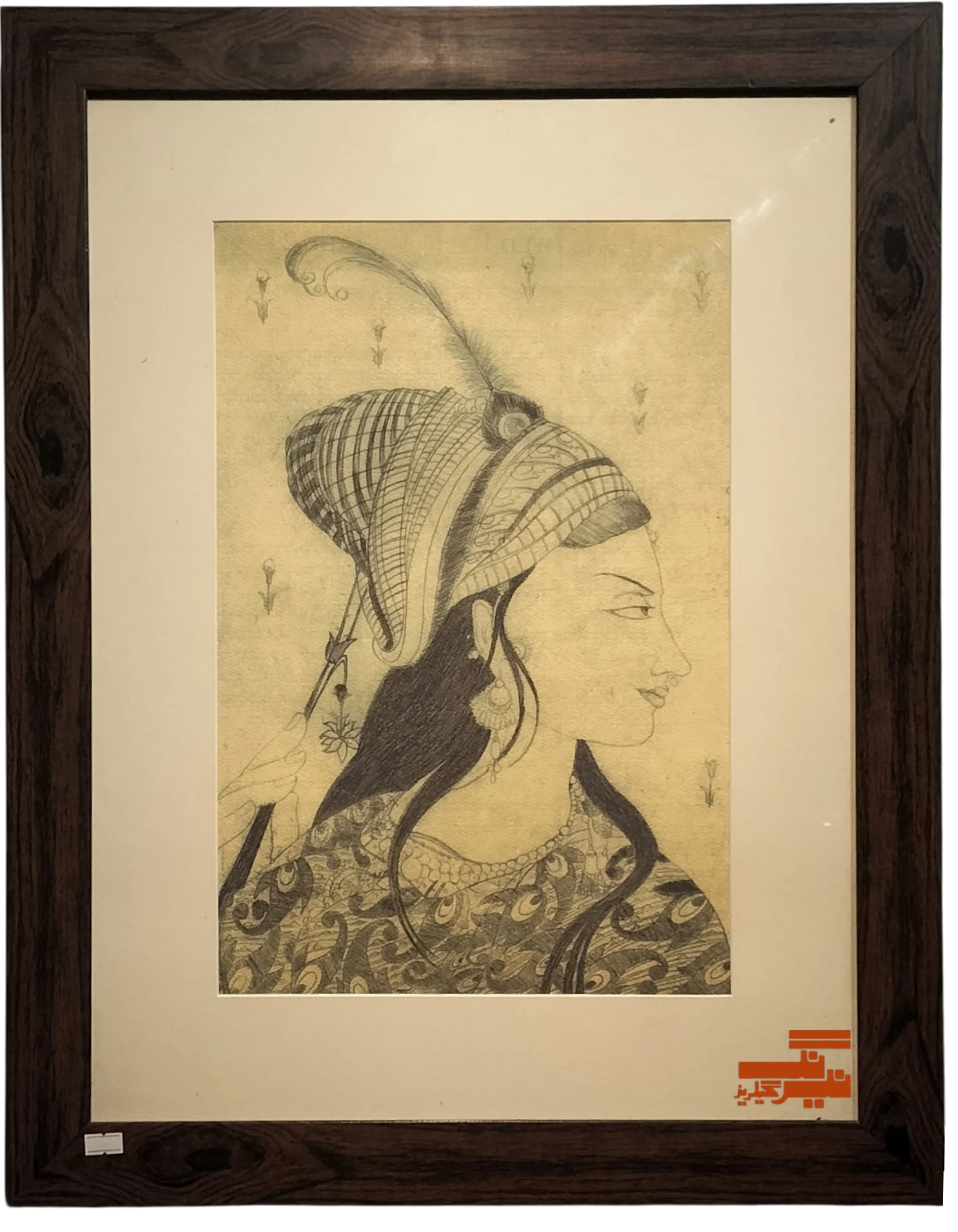 art print of A.R. Chughtai’s Anarkali portrait