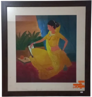 A.R Chughtai's (Framed Print Reproduction)