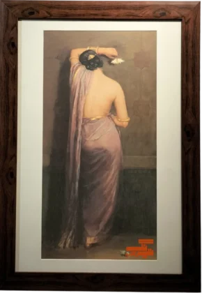 Girl Portrait Print Framed
