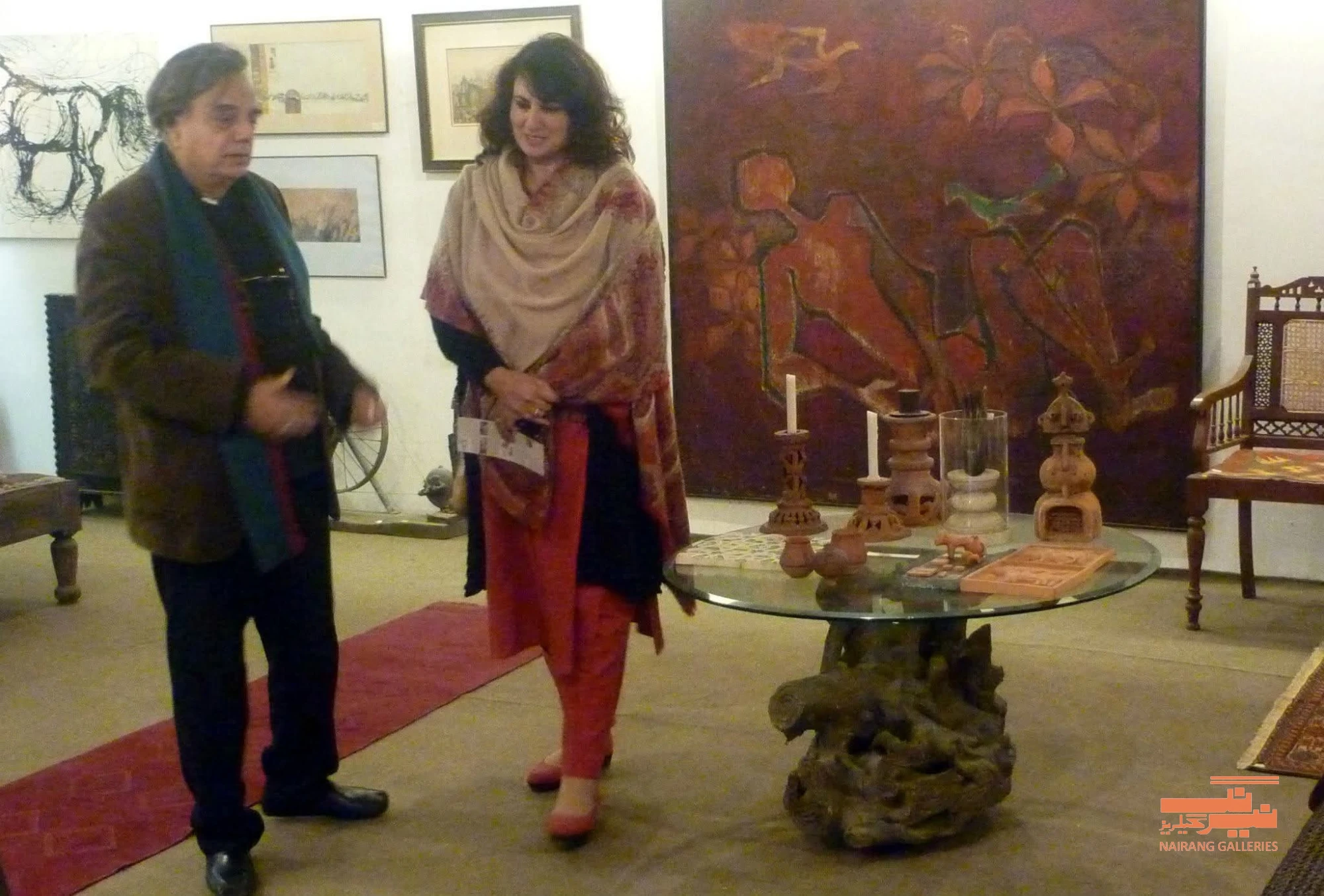 Faryal Gohar at a literary gathering in Lahore