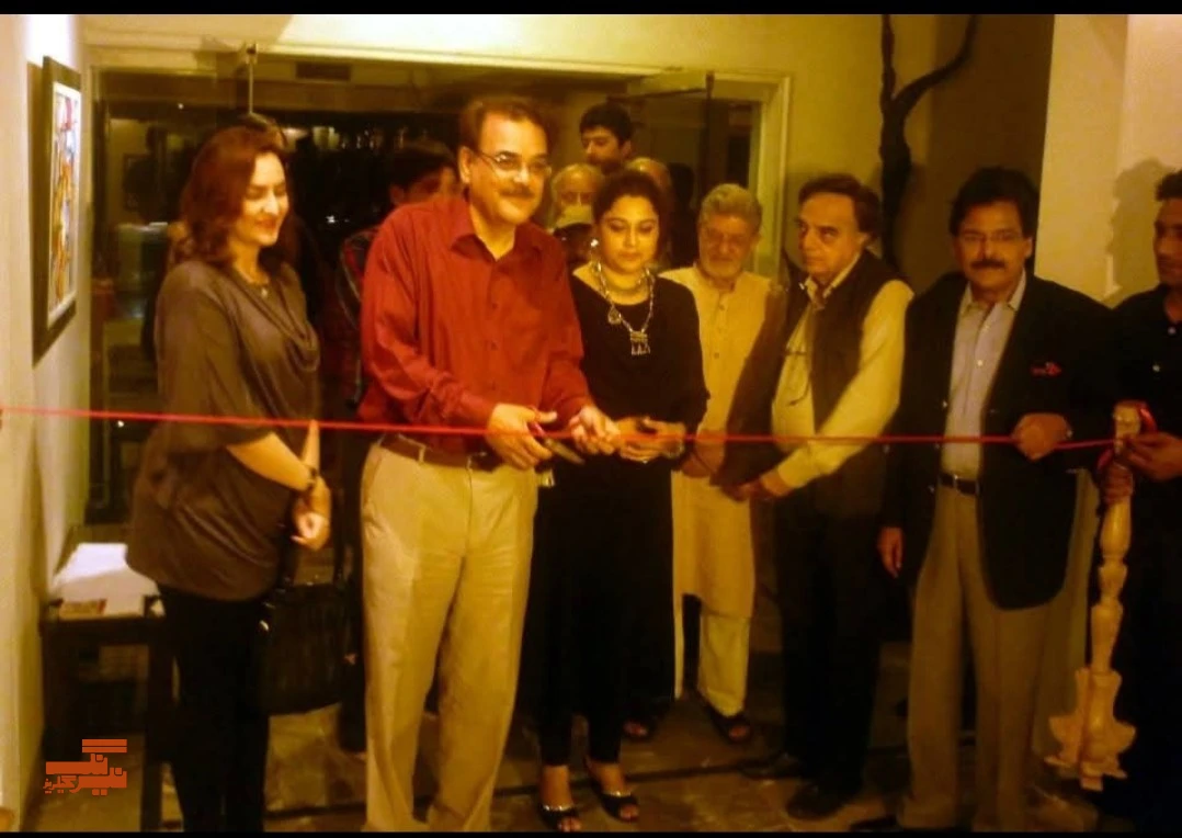 Hasan Shahnawaz Zaidi-exhibition-inaguration-at-nairang